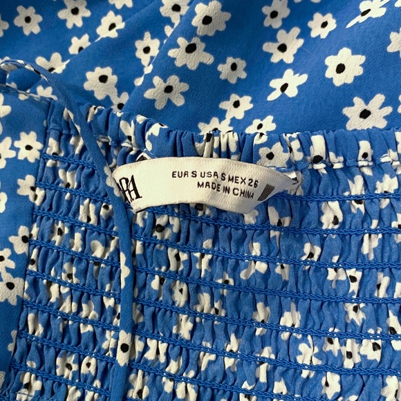 ZARA Mini Daisy Dress, Racer Back, Zipper - Picture 5 of 7